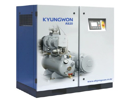 오일인젝션스크류콤프레샤 공기압축기