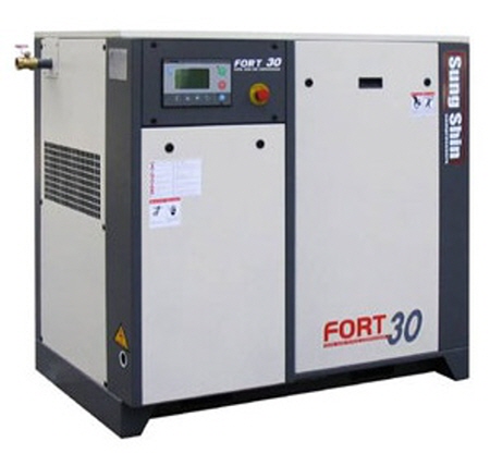 스크류콤프레샤 급유식