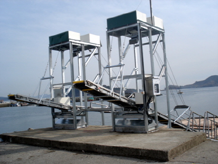 바닷가상하차콘베어