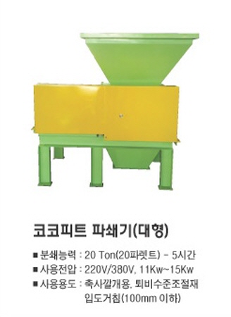 코코피트파쇄기