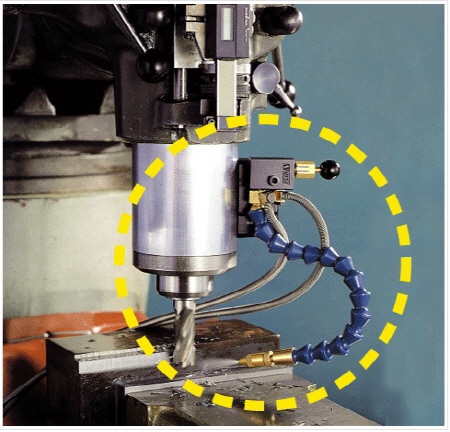 절삭유분사기(냉각제,알코올분사기)