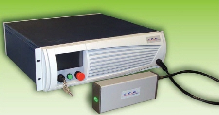연속파 그린 파이버 레이저