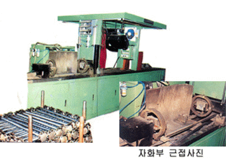 AXLE SHAFT 전용 자분탐상장치