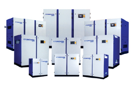 오일 인젝션 스크류 콤프레샤