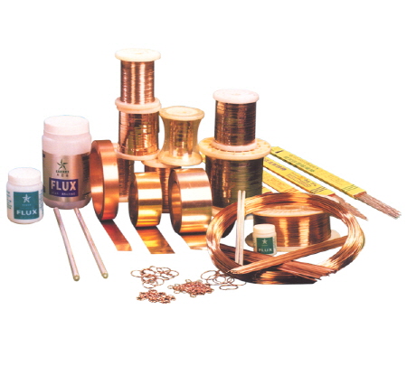 동 용접봉 및 FLUX