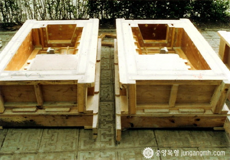 공작기계· 베드타입 코어박스 목형