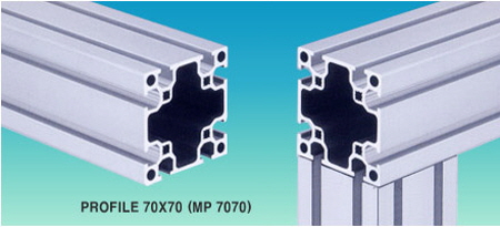 알루미늄 프로파일 - PROFILE 70X70 (MP 7070)