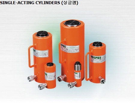 유압실린더 SINGLE-ACTING CYLINDERS