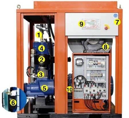 스크류 공기 압축기 SCREW TYPE