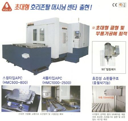 호리존탈 머시닝 센터