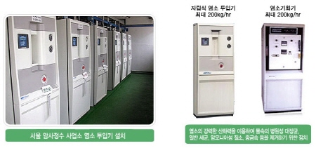 염소 투입 설비