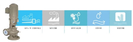 VD 입형 양흡입 볼류트 펌프 (Vertical Double suction Volute Pump)