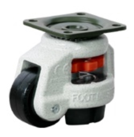 높낮이조절용 캐스터(평판취부형)