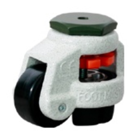 높낮이조절용 캐스터(일자취부형)