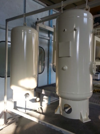 분체도장 고압탱크