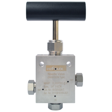하이플럭스 고압 니들밸브