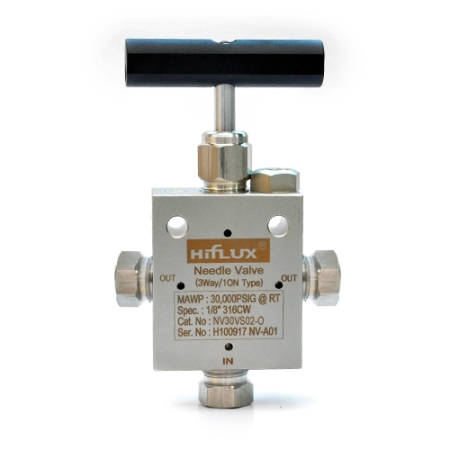하이플럭스 고압 니들밸브
