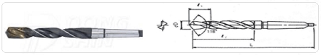 TOP SOLID DRILL(TAPER SHANK)