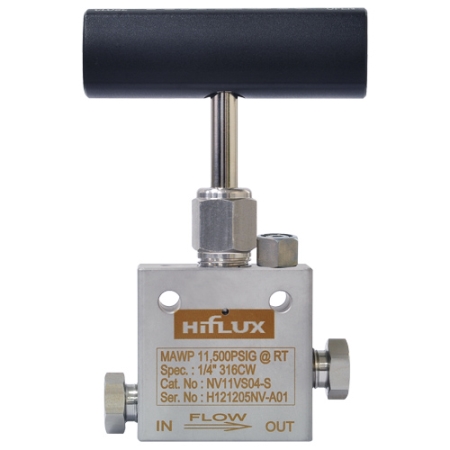 하이플럭스 고압 니들밸브