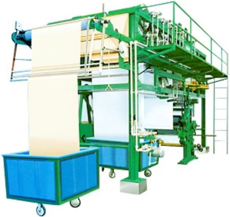 Discharge padding machine