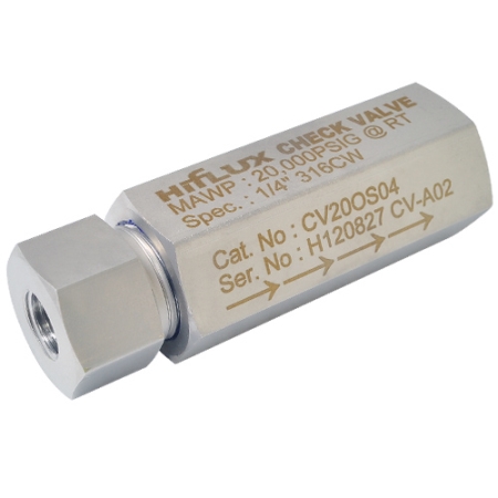 하이플럭스 고압 체크밸브