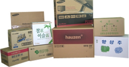 골판지, 상자제품