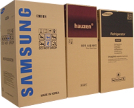 골판지, 상자제품