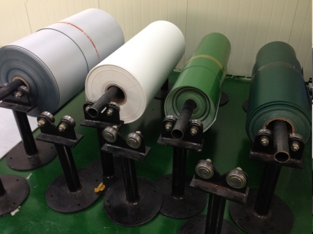 수지벨트 현장접착 콘베어제작