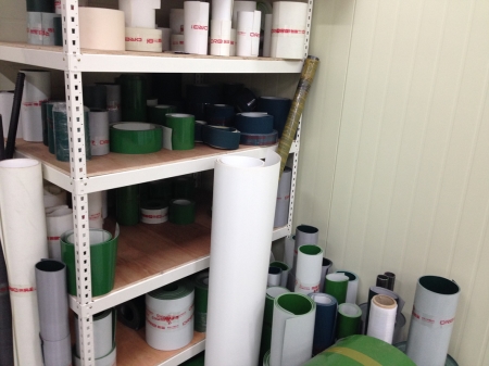 수지벨트 현장접착 콘베어제작