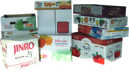 골판지, 상자제품
