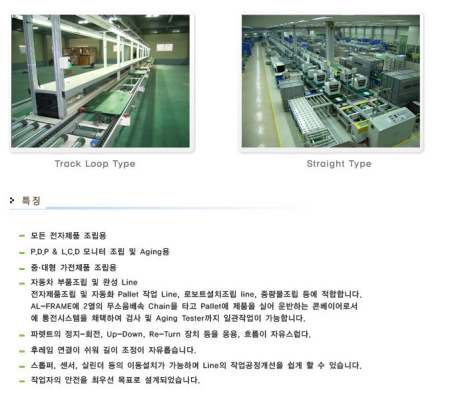 Free Flow Pallet 컨베어
