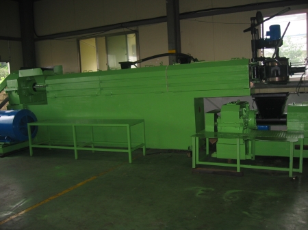 150m/m 1차 2차 싱글압출기