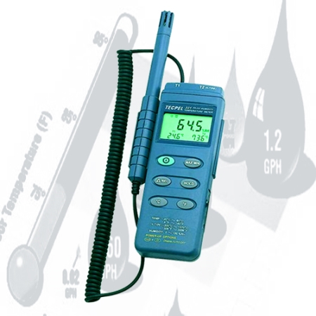 온습도측정기(Dual Input/-200°C ~ 1,370°C/0 ~ 100% RH [DTM-321]