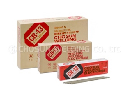 CR-13 일반구조물 용접봉 / 피복아크용접봉 / 연강용 / 조선선재
