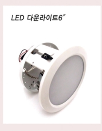 LED 다운라이트 6"