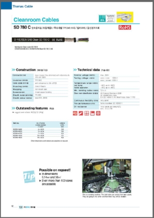 SD 780 C ; 연속움직임 자동화용