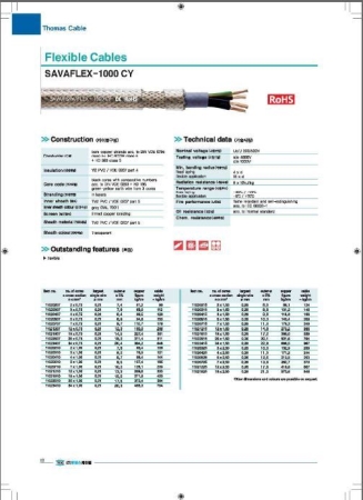 SAVAFLEX-1000 CY ; TFR-CVV-SB 용