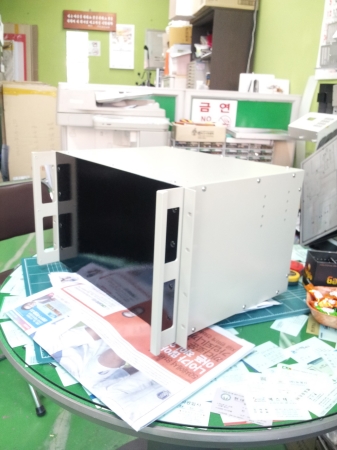 분체 콤비(흑,아이보리) 도장