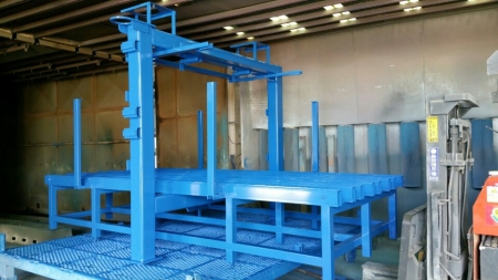 분체도장 산업공작기계 우영페인팅, 대전분체도장, 대형구조물