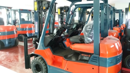 중고전동지게차 동명에프엘  전동지게차 임대 매매 수리, 정비공장 운영