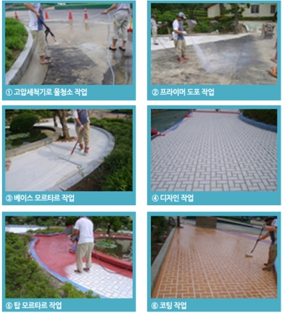 아크로드패턴 습식시공