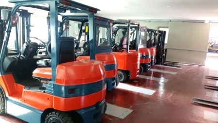 중고전동지게차 동명에프엘  전동지게차 임대 매매 수리, 정비공장 운영