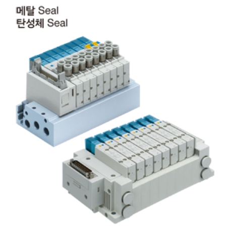 5포트 솔레노이드밸브 Plug-in 타입 SY Series