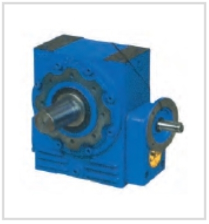 모터 부착형 헬리컬 웜 감속기