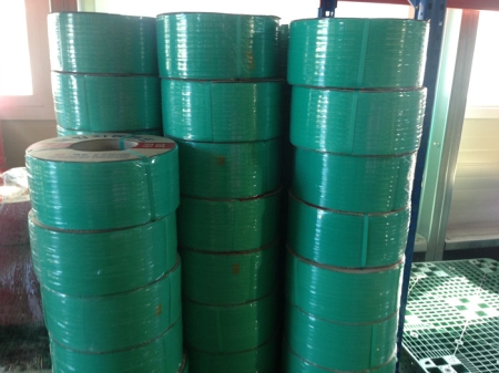 PP밴드, 포장밴드, 고품질 신재PP밴드, 자동밴드, 기존PP밴드 대비 2배 이상의 길이, 이팩킹, e-팩킹, 녹색