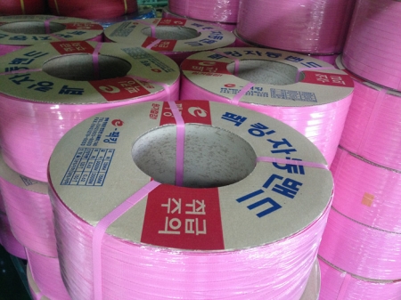 PP밴드, 포장밴드, 고품질 신재PP밴드, 자동밴드, 기존PP밴드 대비 2배 이상의 길이, 이팩킹, e-팩킹, 다양