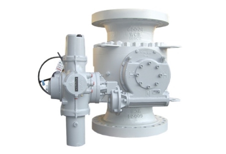 Trunnion type ball valve