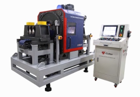 파이프 양쪽 동시 커팅 베베링, 파이프 커팅머신 DCS-300HV / 600HV DUAL Cutting & Beveling Full Automatic Machine,