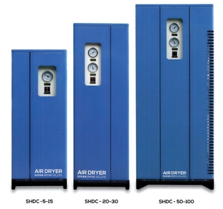 냉동식 고온용 일체형 에어드라이어, 세한드라이어, 이지콤프