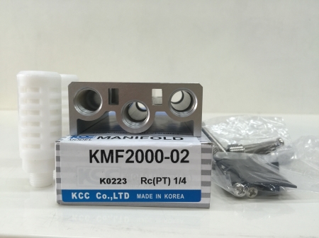 공압 SOLENOID VALVE(KCC) 밸브용 매니폴드 블록, 솔레노이드밸브, 보금자리유공압기술